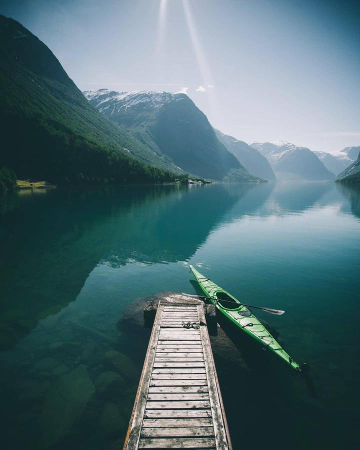 Leilighet Loft Visnes Stryn Esterno foto